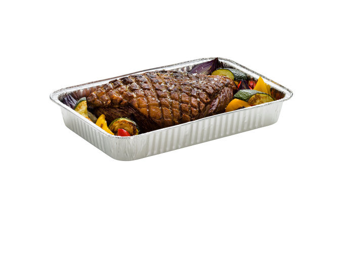 Aluminiumsform 24,5 x 17,5 cm 5 stk. - Grillexpert